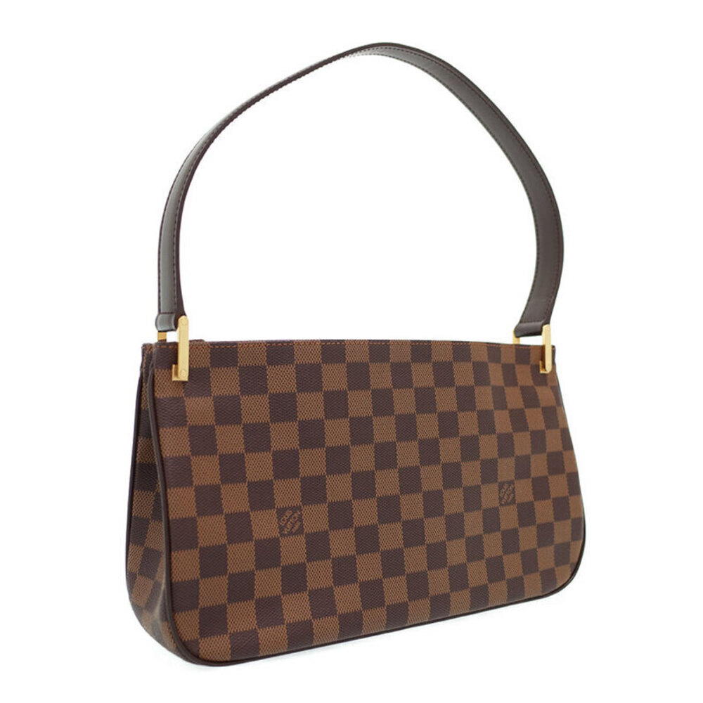 Louis Vuitton Canvas Brown Damier Shoulder Aubagne Ebene Bag